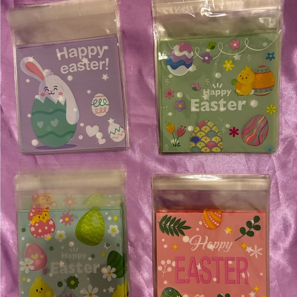 Other - Lg Easte Bundle-Favor Bag (80) Lg Favor Bag (50) Door Cover-Basket Grass-Sticker